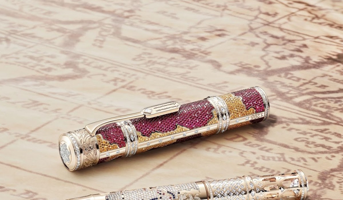 The Montblanc bejeweled pen